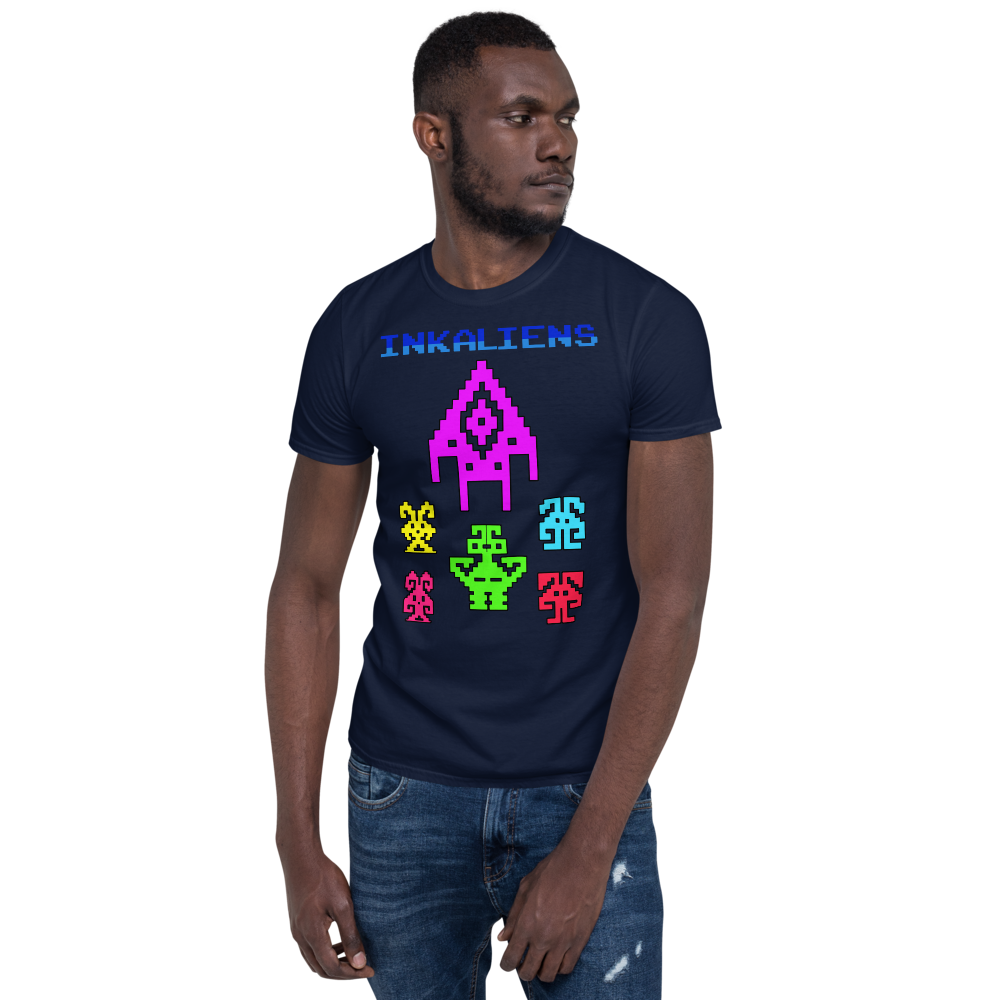 Inka Iconography "Inkaliens" Cool Short-Sleeve Unisex Adult T-Shirt