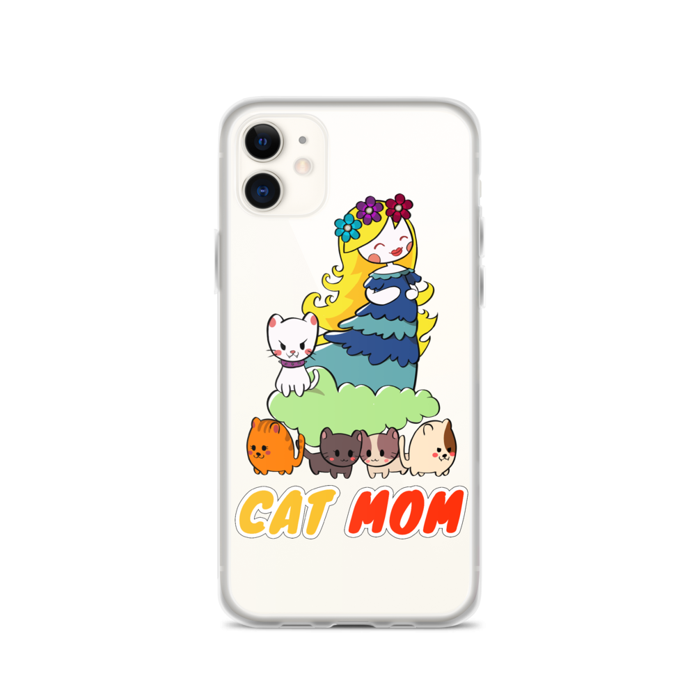 Chaska "Cat Mom" Kawaii Cute iPhone Case For All Models