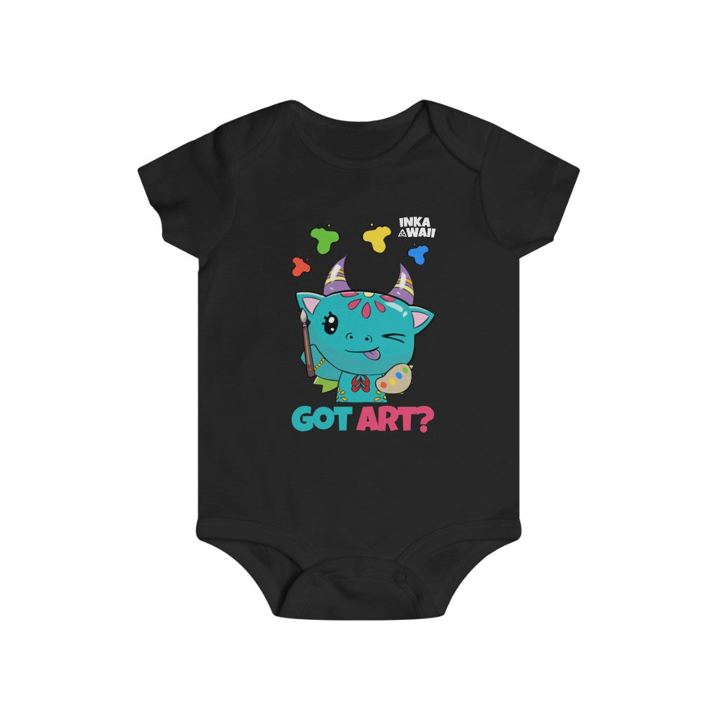 Puara "Got Art" Infant Short Sleeve One Piece