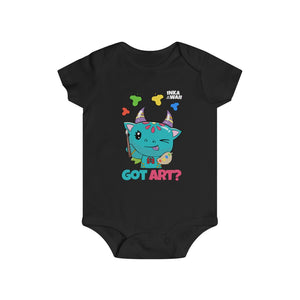 Puara "Got Art" Infant Short Sleeve One Piece