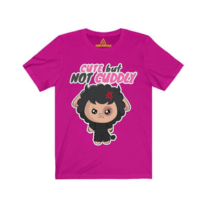 Pawi "Cute but not cuddly" Unisex Jersey Cool Color Tees