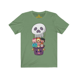 Kawibis "Riding Skulloon" Unisex Jersey Cool Color Tees