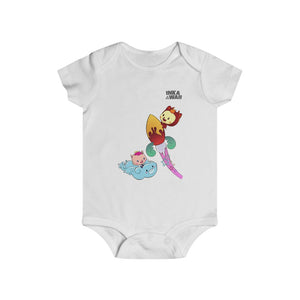 Nefasto y Lubella "Rocket and cloud" Infant Short Sleeve One Piece