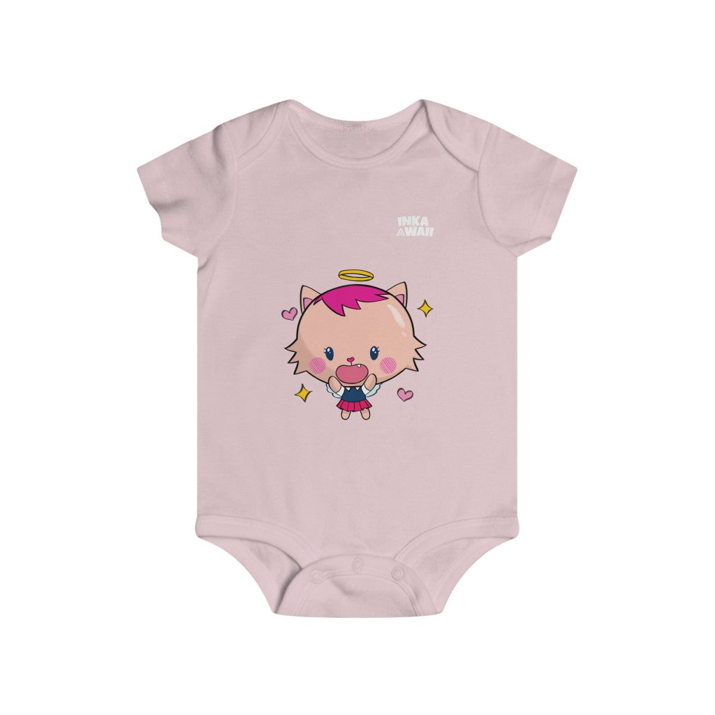 Lubella "Girl Pawer" Infant Short Sleeve One Piece