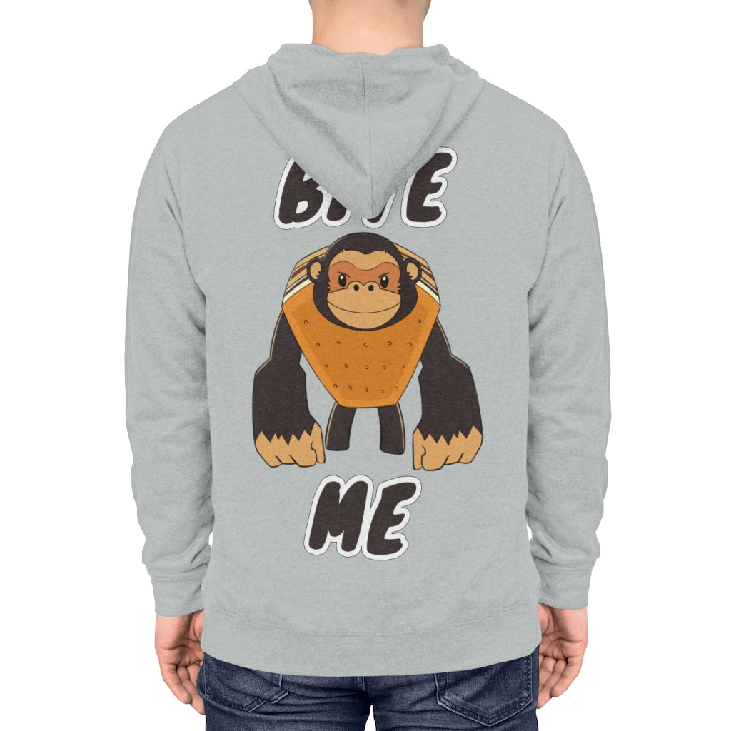 Kon Monkey "Bite Me" Exclusive Cool Unisex Adult Lightweight Hoodie