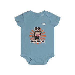 Pawi "Be Pawsitive" Infant Short Sleeve One Piece
