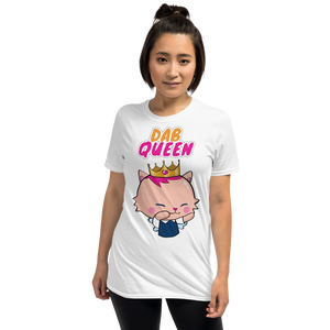 Lubella Cat Princess "Dab Queen" Kawaii Cute Short-Sleeve Adult T-Shirt