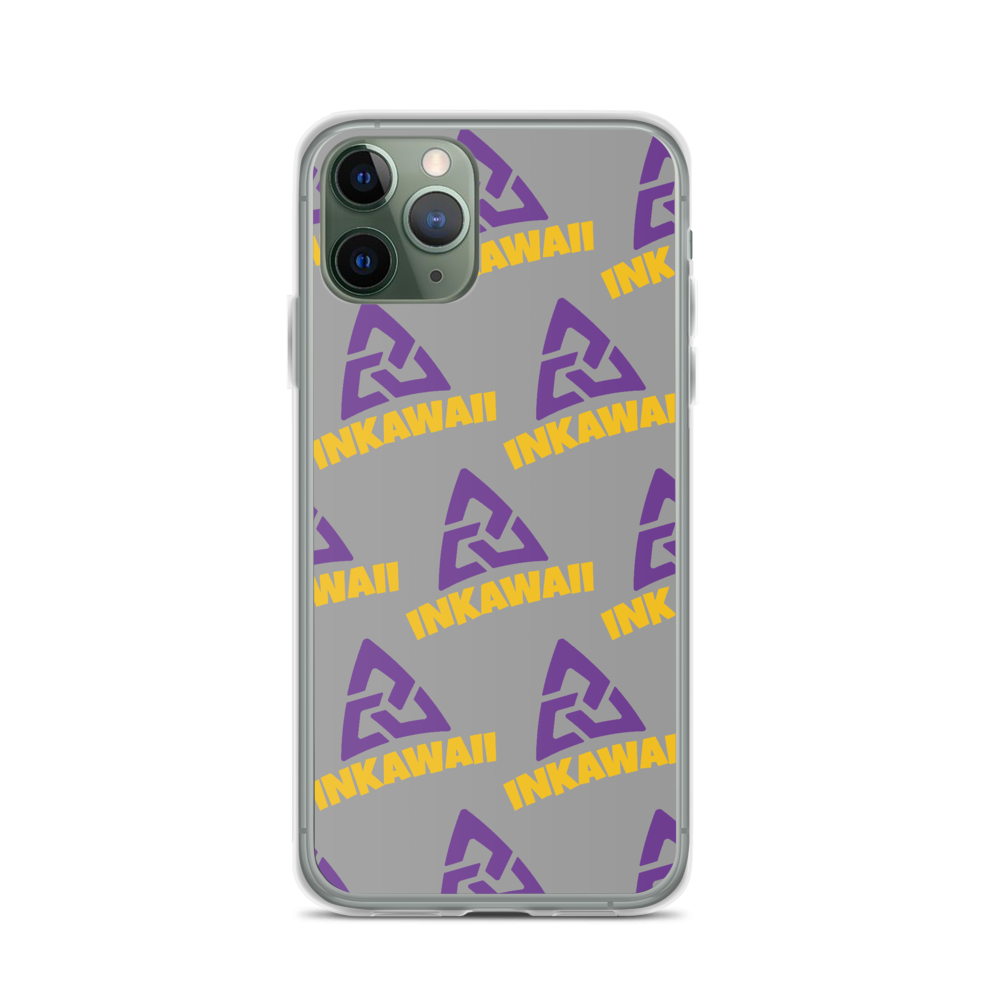 Inkawaii Exclusive Cool "Purple Gold Logo" iPhone Case For All Models