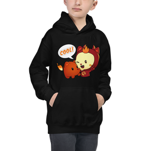 Nefasto With Pet Fox Chizorro "Cool" Kawaii Cute Kids Hoodie