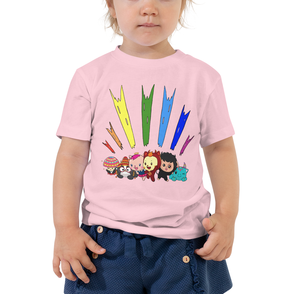 Kawibis "Rainbow" Kawaii Cute Cool Toddler T-Shirt