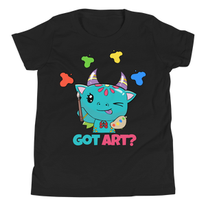 Puara The Pucara Cow "Got Art" Kawaii Cute Cool Youth T-Shirt