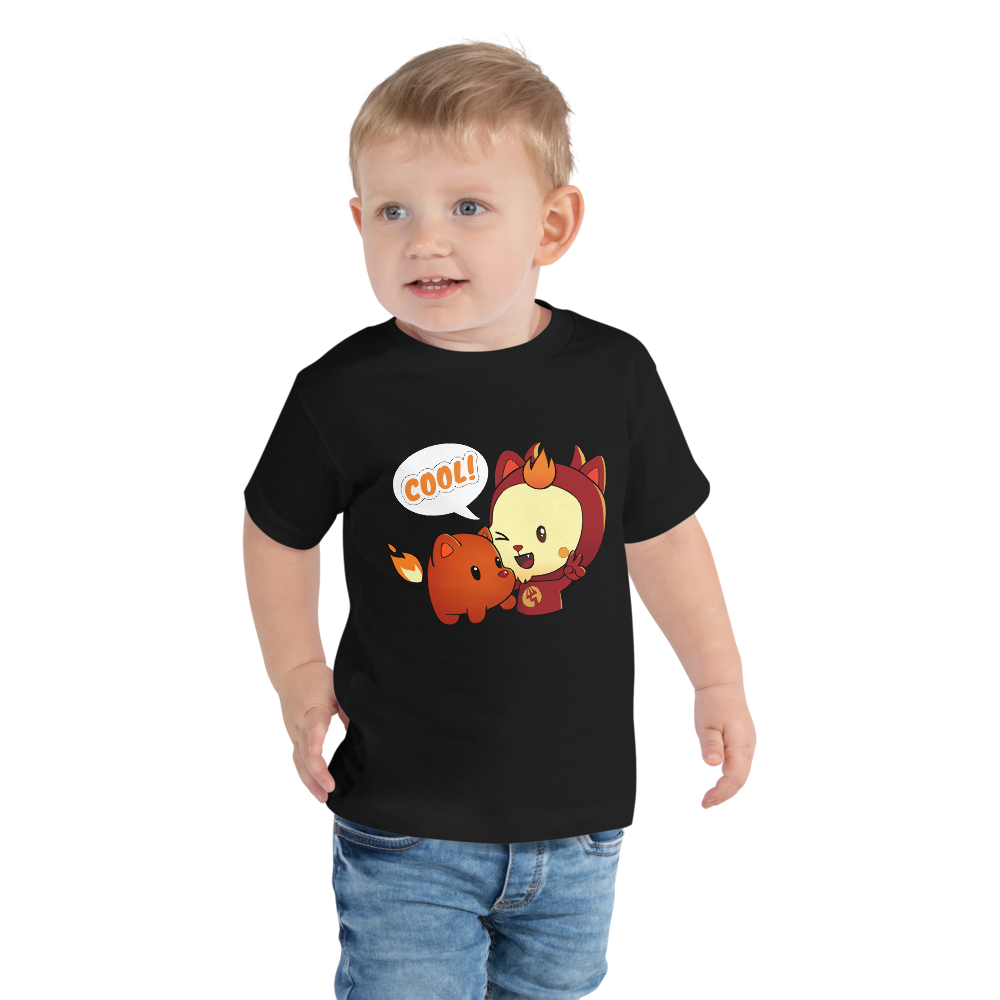 Nefasto With Pet Fox Chizorro "Cool" Kawaii Exclusive Toddler T-Shirt