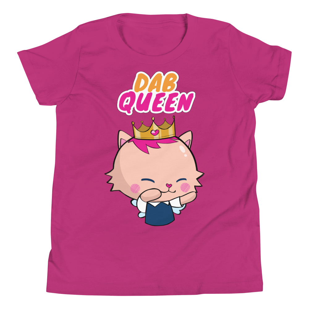Lubella Cat Princess "Dab Queen" Kawaii Cute Cool Youth T-Shirt