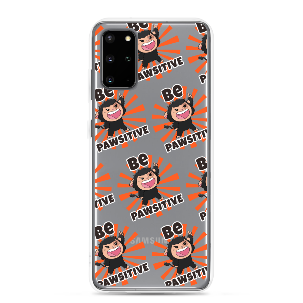 Pawi "Be Pawsitive" Kawaii Cute Cool Samsung Galaxy Phone Case