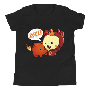 Nefasto With Pet Fox Chizorro "Cool" Kawaii Cute Youth T-Shirt