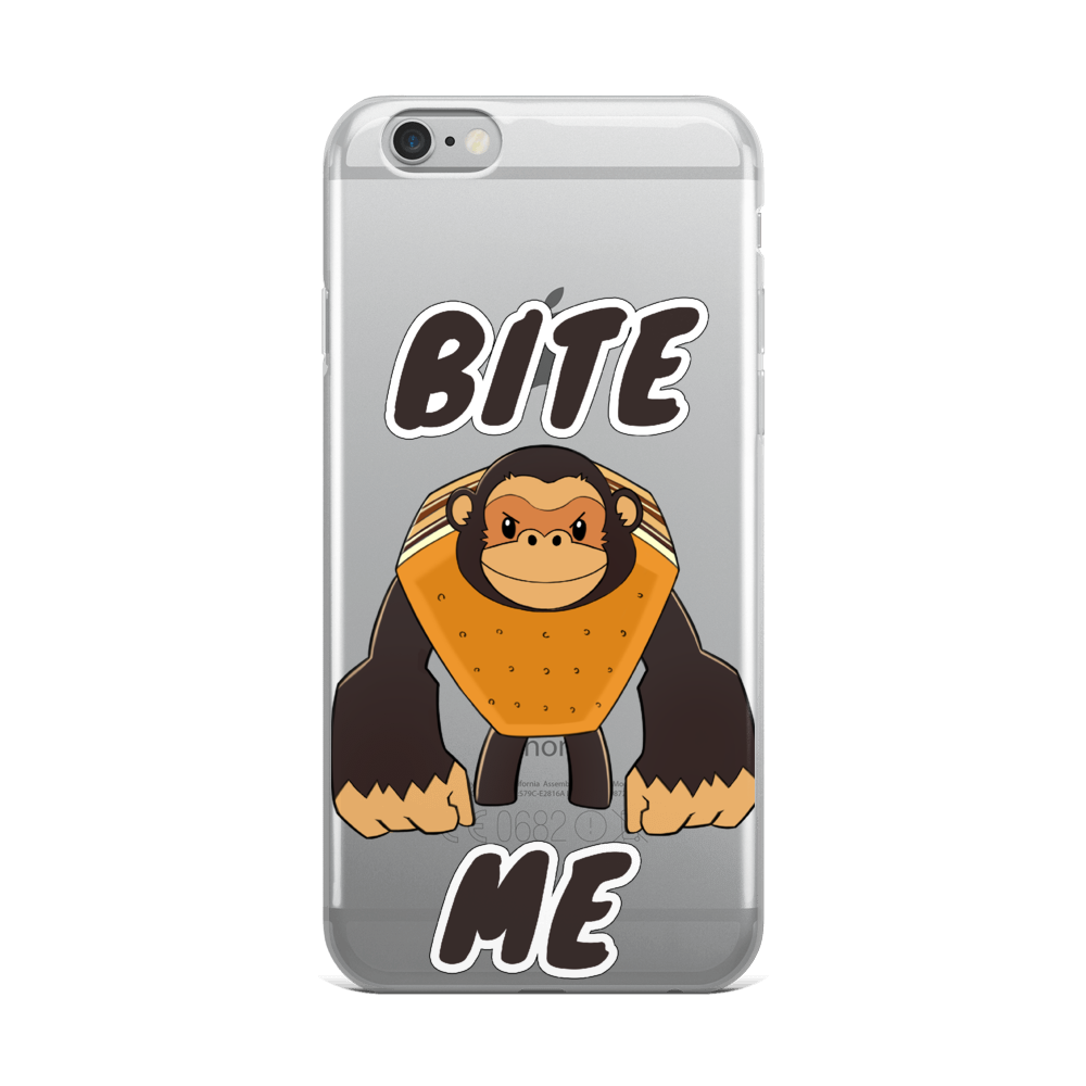Kon Monkey God "Bite Me" Kawaii Cool iPhone Case For All Models