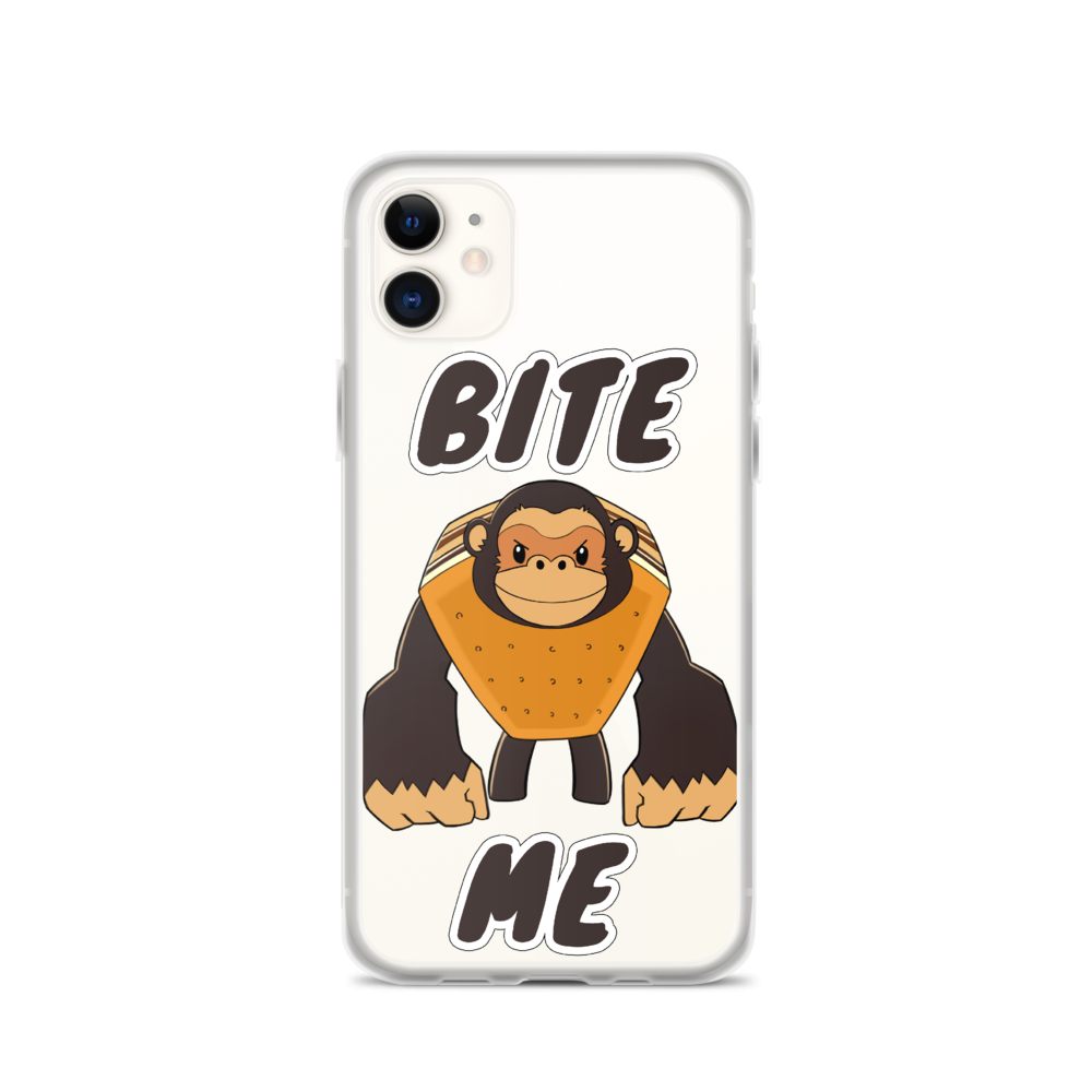 Kon Monkey God "Bite Me" Kawaii Cool iPhone Case For All Models