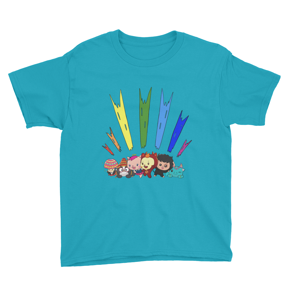 Kawibis "Rainbow" Kawaii Cute Cool Youth Pastel Color T-Shirt