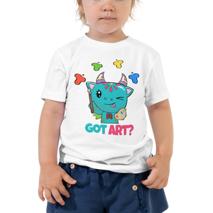 Puara The Pucara Cow "Got Art?" Kawaii Cute Cool Exclusive Toddler T-Shirt