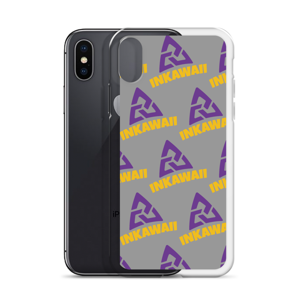 Inkawaii Exclusive Cool "Purple Gold Logo" iPhone Case For All Models