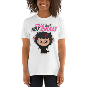 Pawi "Cute But Not Cuddly" Kawaii Cool Short-Sleeve Unisex Adult T-Shirt