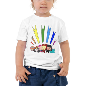 Kawibis "Rainbow" Kawaii Cute Cool Toddler T-Shirt