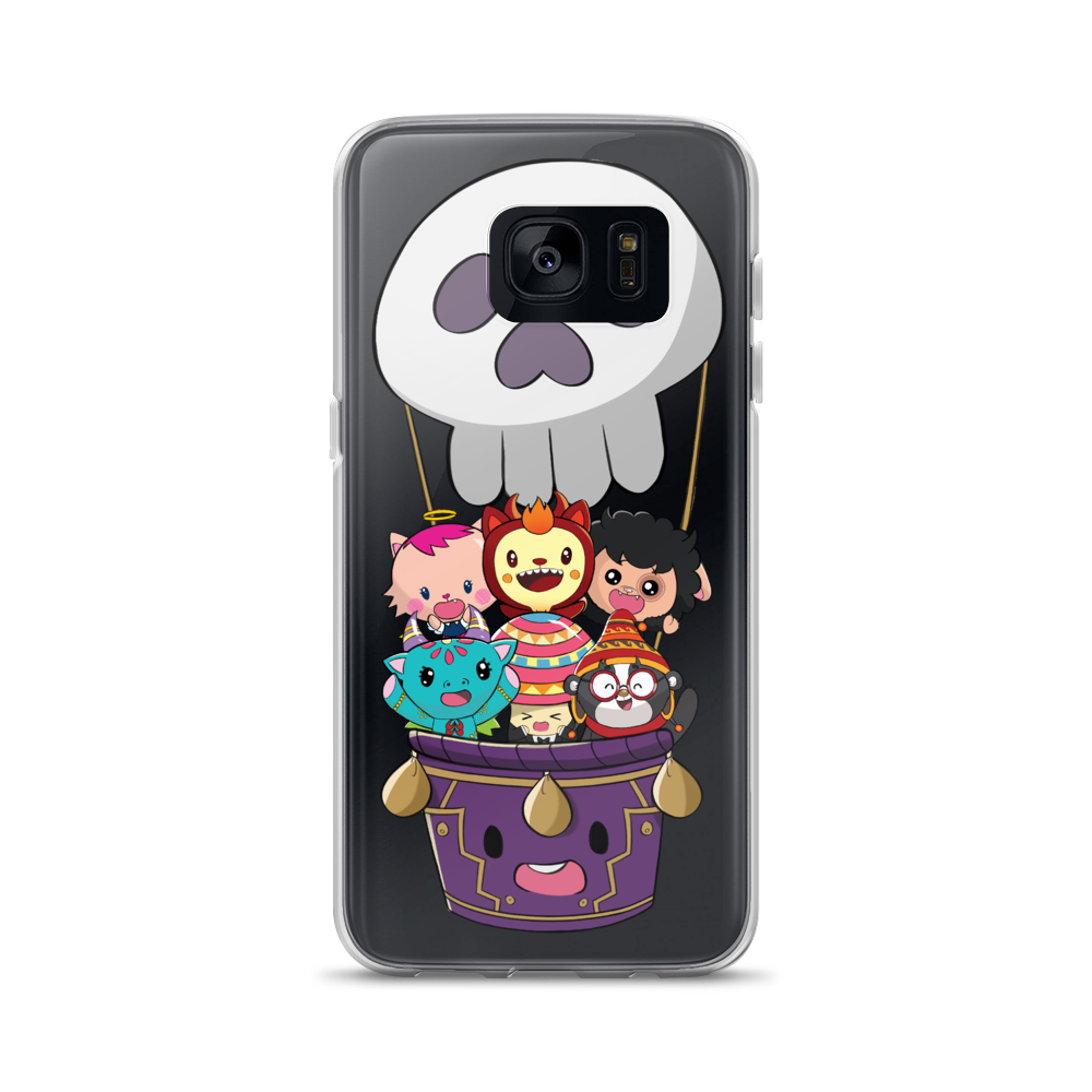 Kawibis "Riding Skulloon" Kawaii Cute Cool Samsung Galaxy Phone Case