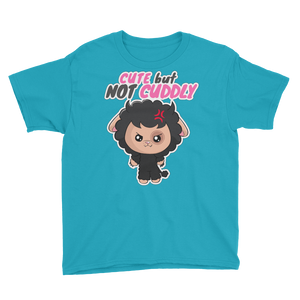 Pawi Hybrid "Cute, Not Cuddly" Kawaii Cool Pastel Color Youth Tee