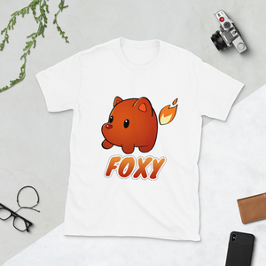 Chizorro Fox "Foxy" Kawaii Cute Cool Short-Sleeve Unisex Adult T-Shirt