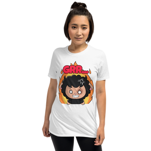 Pawi "Tough" Kawaii Cute Cool Short-Sleeve Unisex Adult T-Shirt