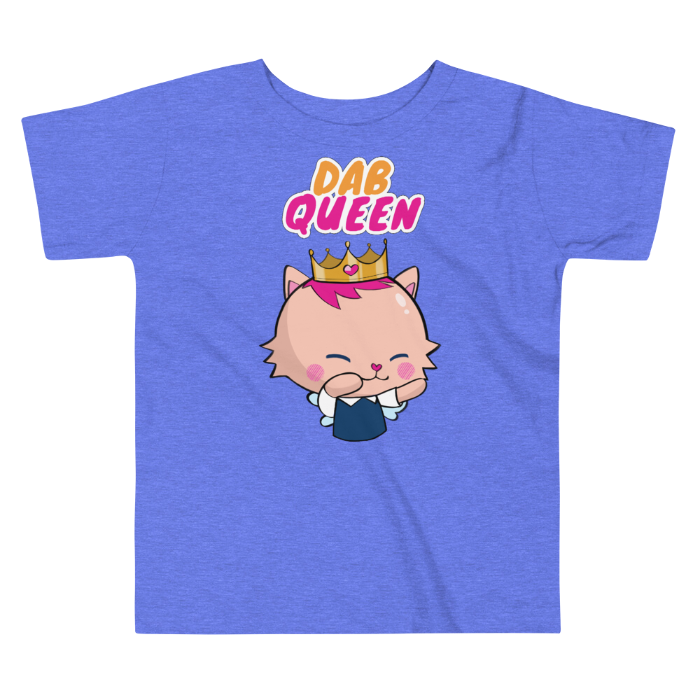 Lubella Cat Princess "Dab Queen" Kawaii Cute Cool Toddler T-Shirt