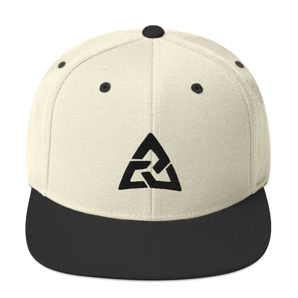 Inkawaii Exclusive Cool Logo White Snapback Hat
