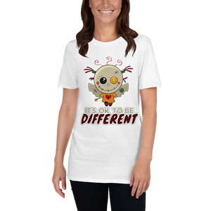 Duvu Doll "Be Different" Kawaii Short-Sleeve Unisex Adult T-Shirt