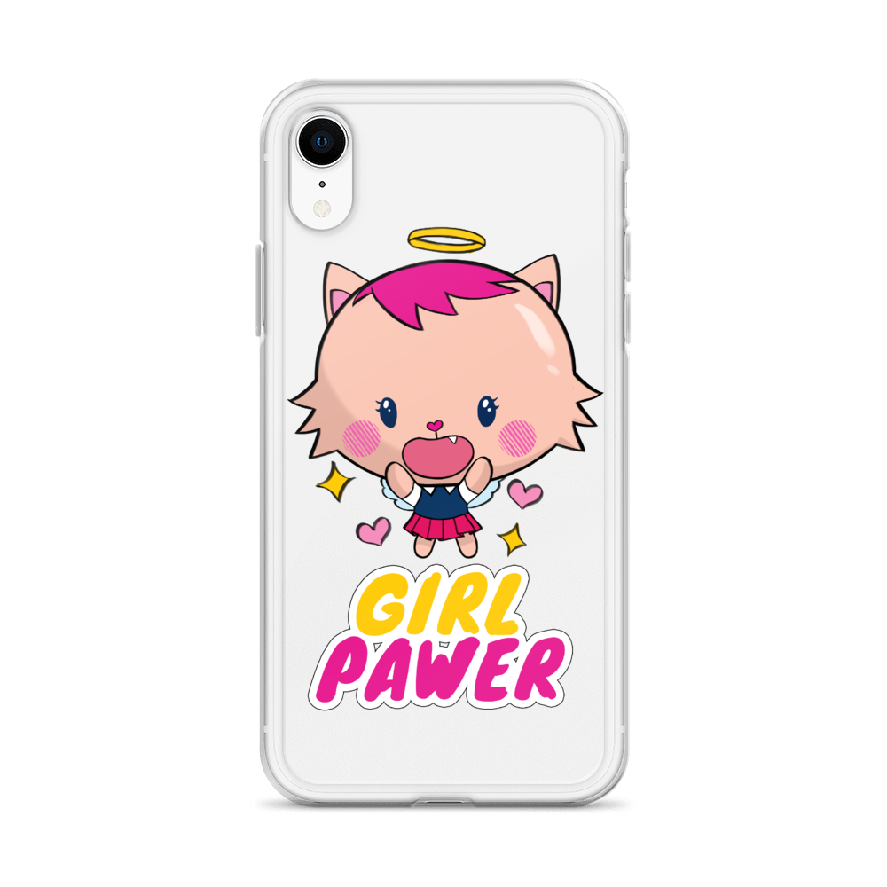 Lubella Cat Princess "Girl Pawer" Kawaii Cute iPhone Case For All Models