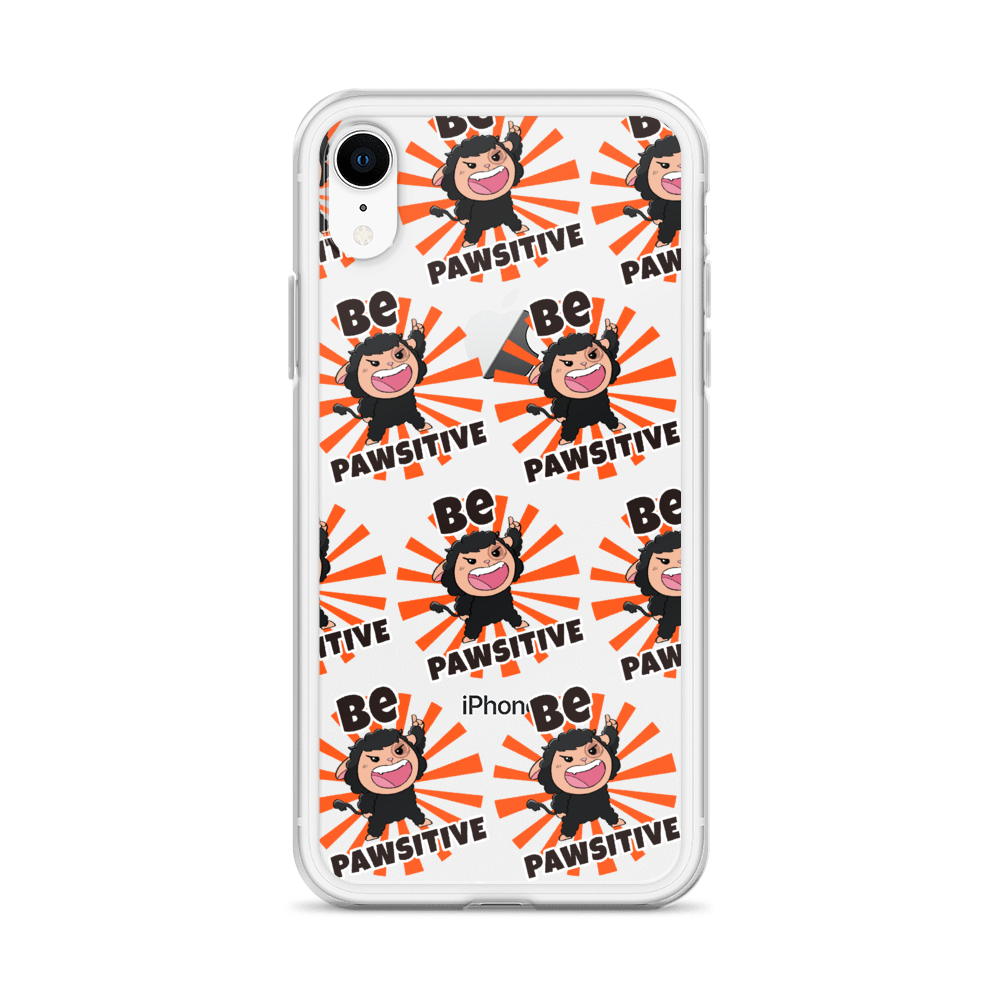 Pawi "Be Pawsitive" Kawaii Cute Cool iPhone Case For All Models